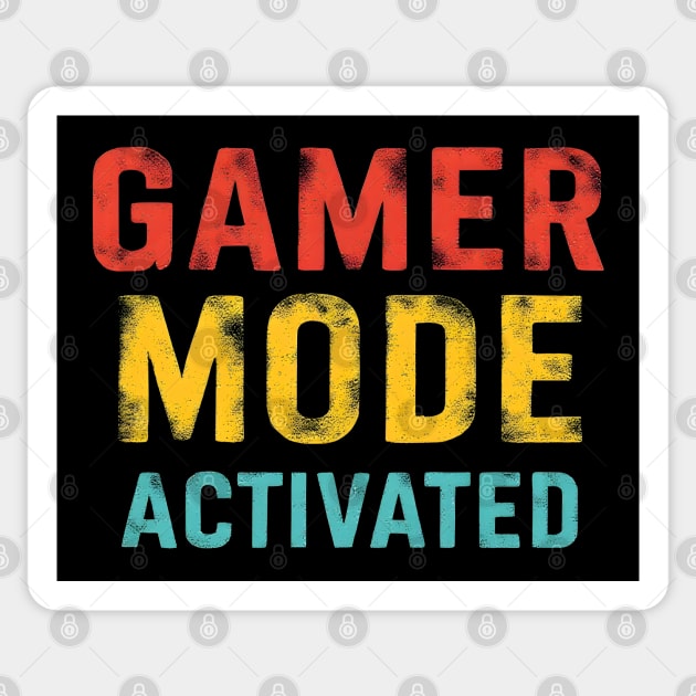 Gamer Mode Activated Sticker by MakerMind8.2